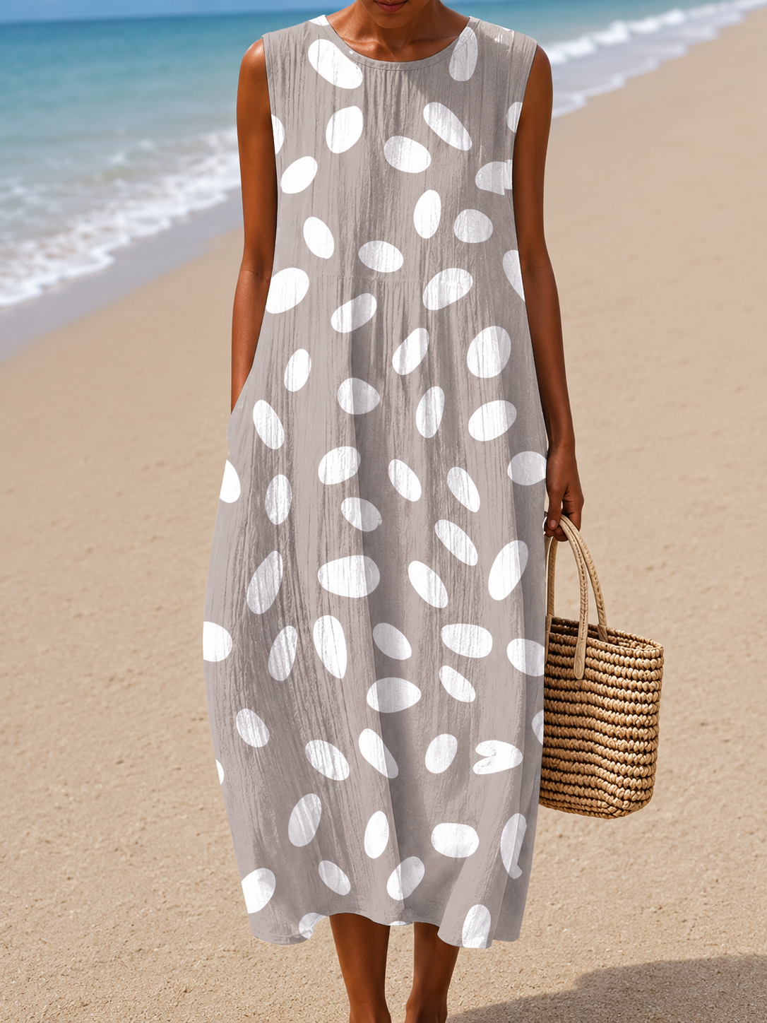 Linda - Robe Décontractée Sans Manches