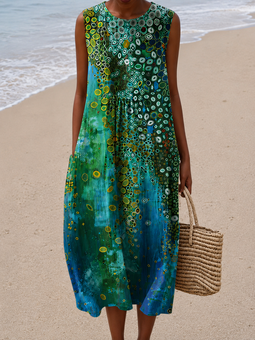 Zara™ Robe Midi Récif