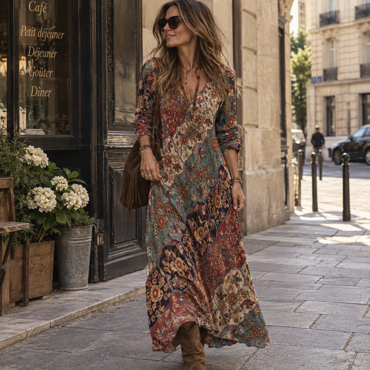 Lydia – Robe féminine et fluide à la coupe décontractée