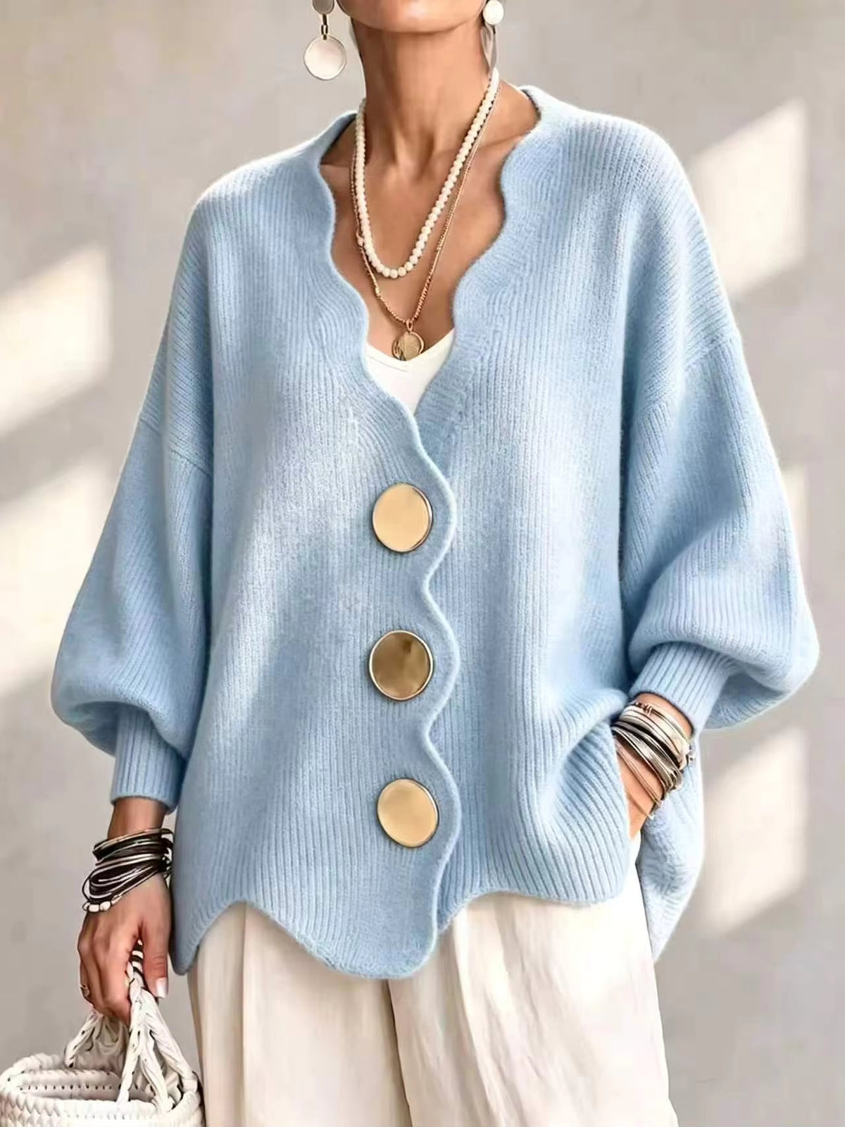 Madison - Gilet en maille boutonnée
