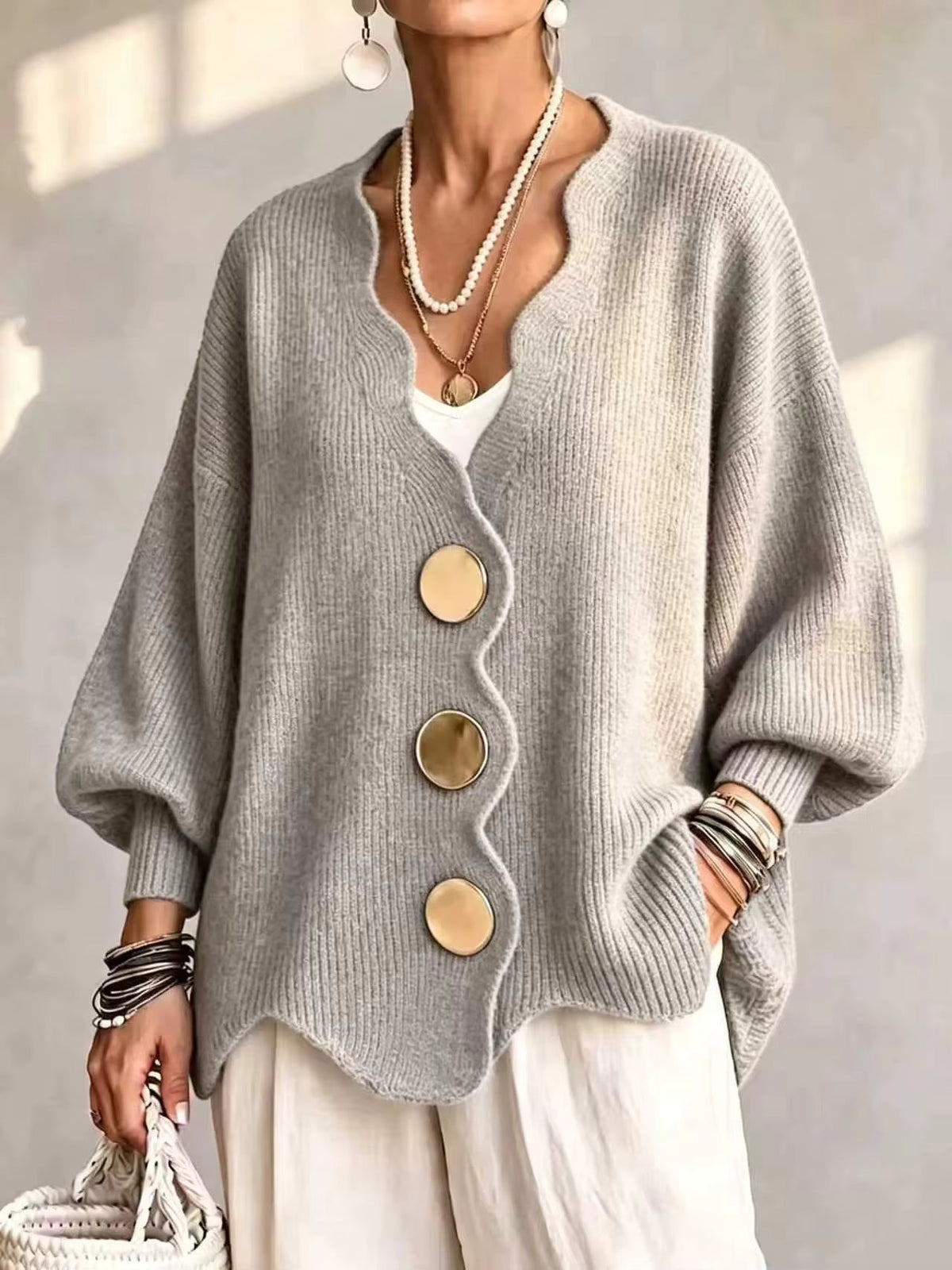 Madison - Gilet en maille boutonnée