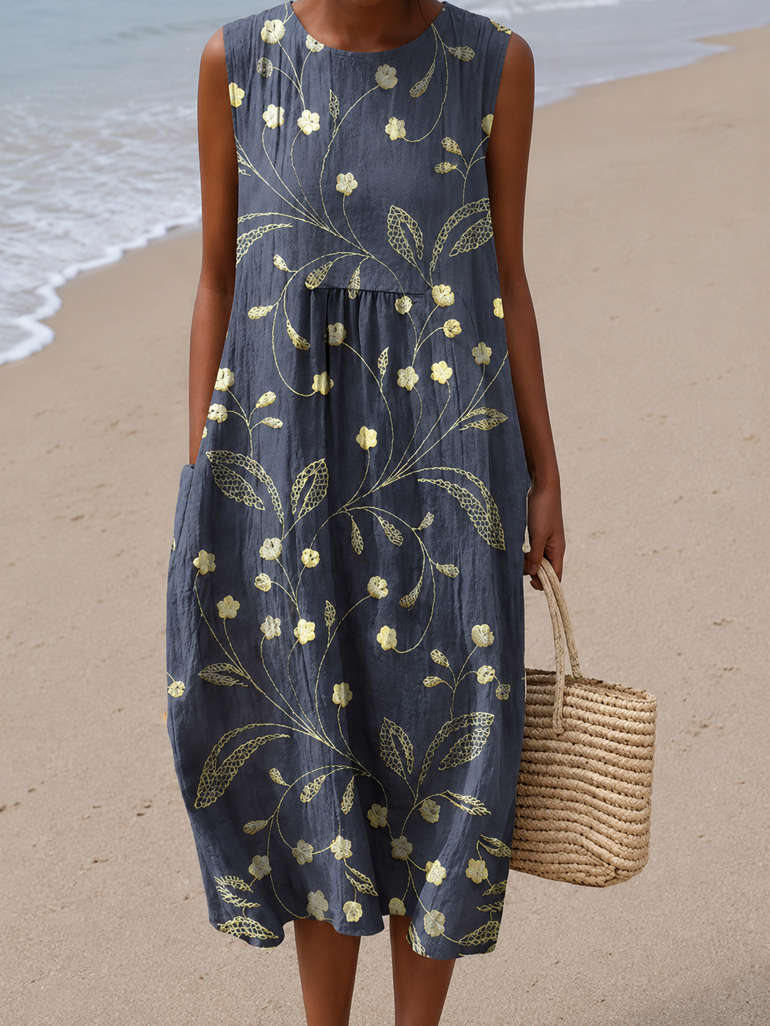 Mara™ Robe Midi Fleurie