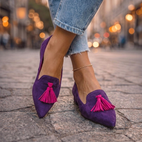 Violet et rose